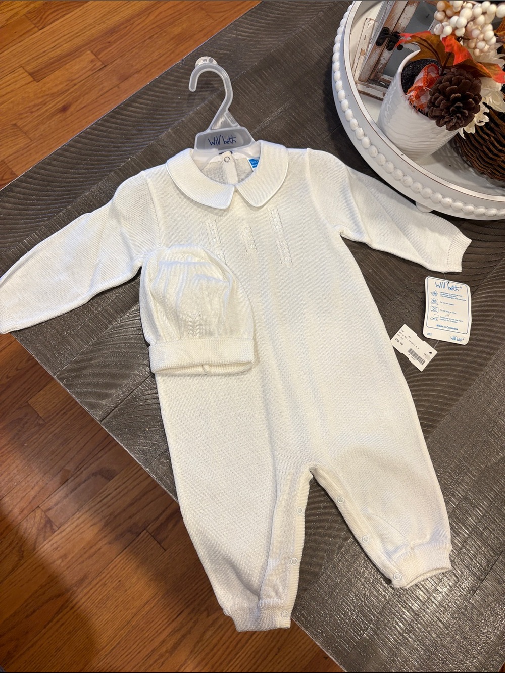 Boutique Baby Special Occasion Romper and Hat
